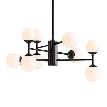 Stunning Dudley Chandelier: Timeless Elegance 3D model image 1 