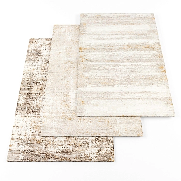 High Resolution Modern Rugs Set 3D model image 1 