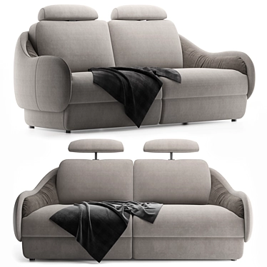 Calilla: Innovative Sofa by Natuzzi Italia 3D model image 1 