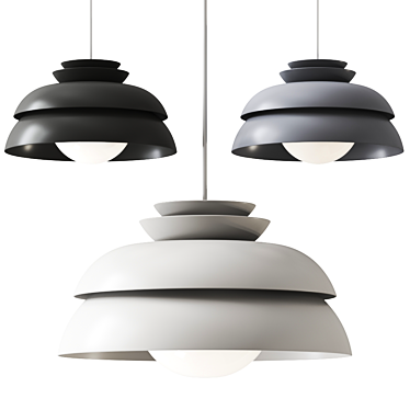 Melodic Harmony Pendant Lamp 3D model image 1 