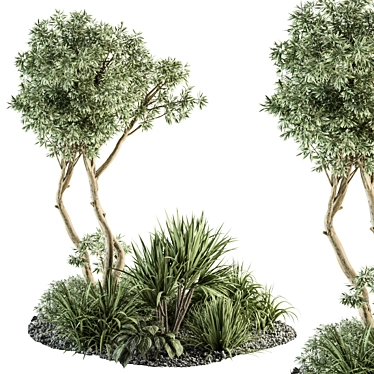 Evergreen Garden Set 305 3D model image 1 