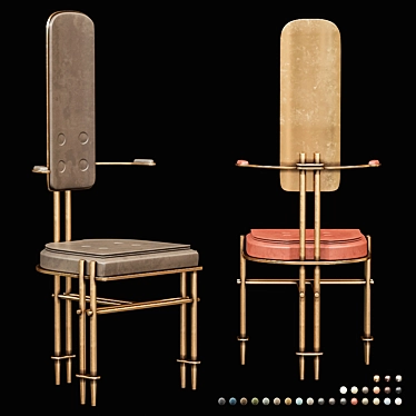 Episode Hall Chair: Elegant Seating 3D model image 1 