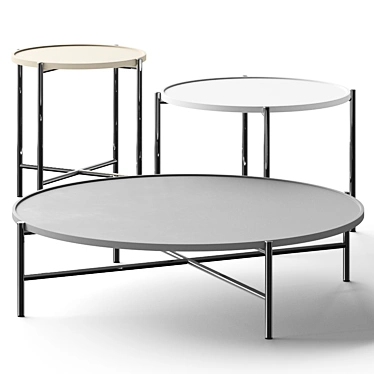  Estel Dolly Coffee Table - Stylish and Functional 3D model image 1 