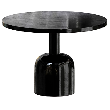 Modern Corner Table Wapella: Sleek Design, Space-Saving 3D model image 1 