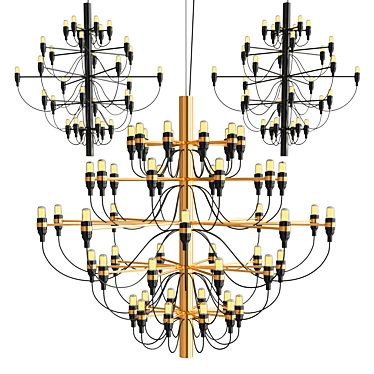 Flos 2097 Chandelier - Timeless Elegance 3D model image 1 