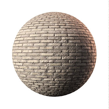 Seamless Brick Textures & Material 3D model image 1 