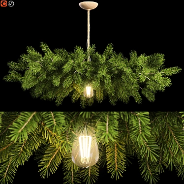Modern Spruce Lamp 01 3D model image 1 