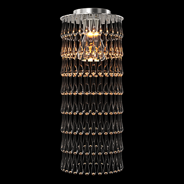 Gocce: Elegant Ceiling Chandelier 3D model image 1 