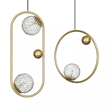 Hoop Lux: Elegant Lighting Collection 3D model image 1 