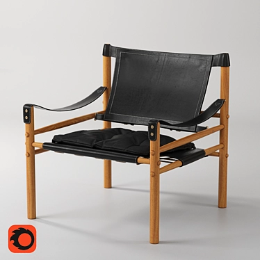 Norell Sirocco: Classic Safari Chair 3D model image 1 