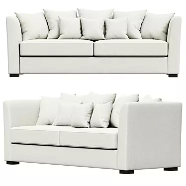 Elegant Neapol Sofa: Comfortable and Stylish 3D model image 1 