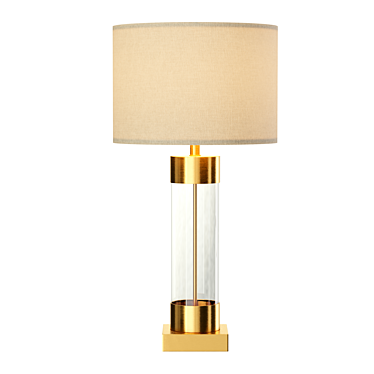 Elegant Avenue Table Lamps 3D model image 1 