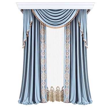 Polyester Curtains - 298715 3D model image 1 