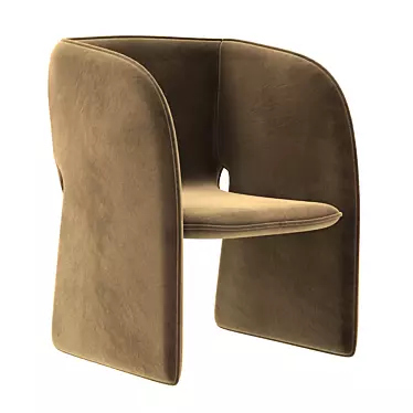 Elegant Celeste Armchair: Sophisticated Comfort. 3D model image 1 