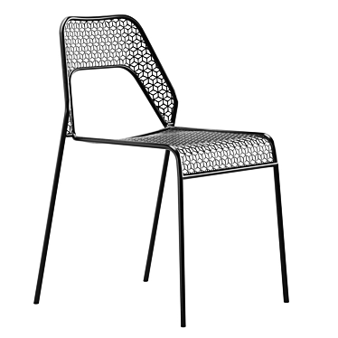 Sleek Mesh Seating Solution 3D model image 1 