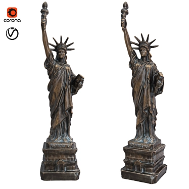 Liberty's Majestic Symbol 3D model image 1 