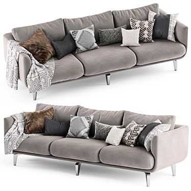 Modern Sits MOA Sofa 3D model image 1 