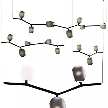 Sleek Ivy Pendant Light 3D model image 1 