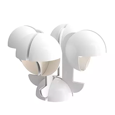 Martinelli Luce Ruspa 4: Elegant Lighting Fixture 3D model image 1 