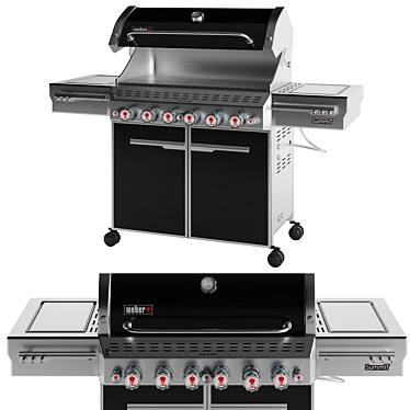 Summit Outdoor Gas Grill: Premium Cooking Experience 3D model image 1 