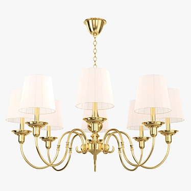 Gloria Pendant Chandelier 3D model image 1 