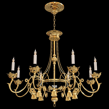 Modern Visconti Ceiling Lighting 3D model image 1 