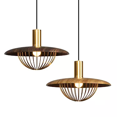 Sleek and Stylish NIKKO Design Lamps 3D model image 1 