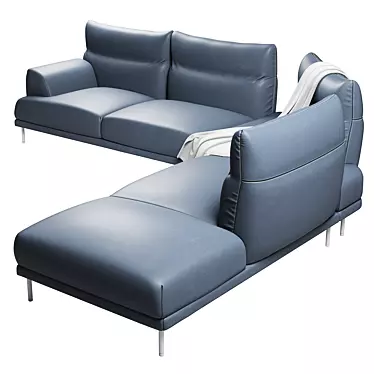 Elevate your space with FENDA's View Corner Sofa 3D model image 1 