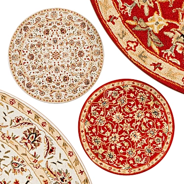 Round Rugs | Vintage Collection 3D model image 1 