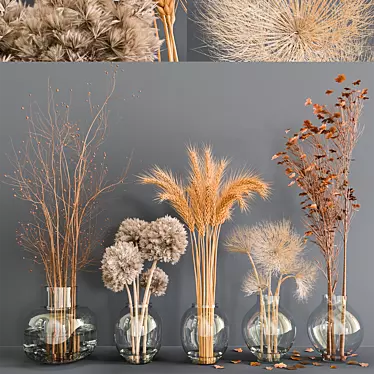 Autumn Splendor Bouquet 3D model image 1 