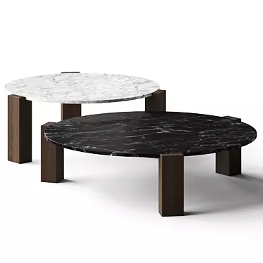 Sleek Gogan Coffee Table 3D model image 1 