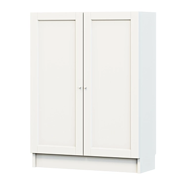 Billy Oxberg: Stylish Shelving with Doors 3D model image 1 