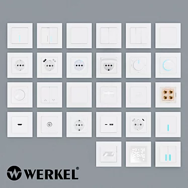 OM Sockets and switches Werkel (white)