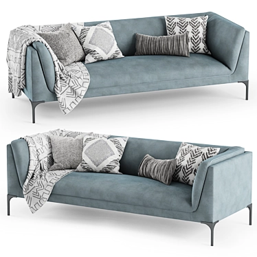 Sits Frej: Stylish Modern Sofa 3D model image 1 
