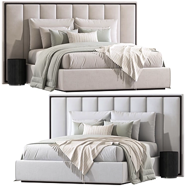 Modern Emmett Beds: Sleek Design 3D model image 1 