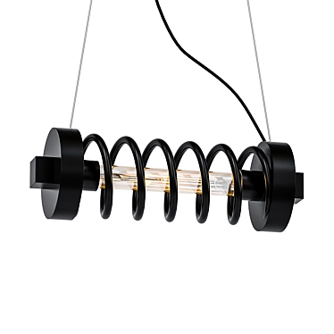 Elevated Elegance: Loft Spring Pendant 3D model image 1 