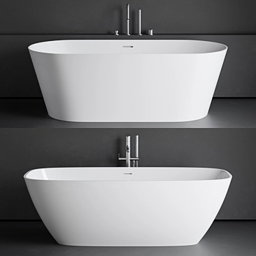 Luxury Bath Tubs by Treesse: Brio & Inka 3D model image 1 
