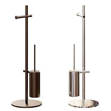 Titian 1042: Elegant Bathroom Floor Stand 3D model image 1 