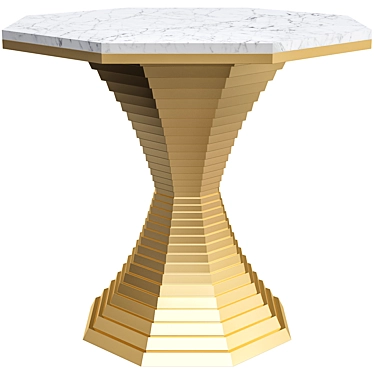 Belvedere 2 Dining Table: Modern Design 3D model image 1 