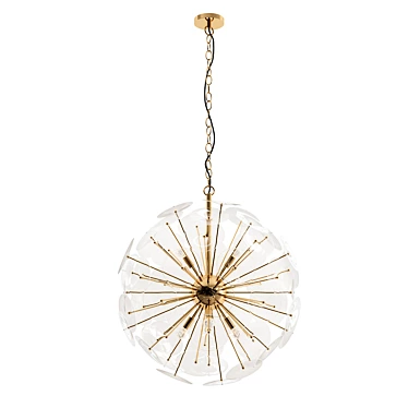 Dazzling Dandelion Chandelier 3D model image 1 