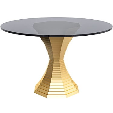 Belvedere Dining Table: Exquisite Design for Stylish Dining 3D model image 1 