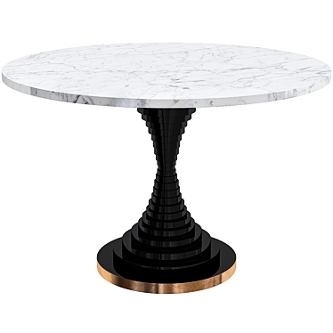 Winter's Modern Dining Table 3D model image 1 
