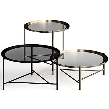 Santa Monica Coffee Table - Elegant and Versatile Design 3D model image 1 