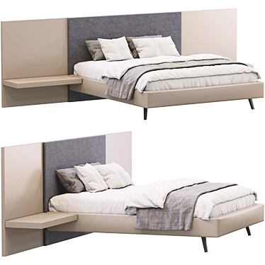 Jesse_Bed_Mylove - Elegant and Stylish Bed Design 3D model image 1 