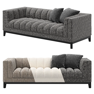 Eichholtz Sofa Ditmar: Classic Comfort in 3 Colors 3D model image 1 