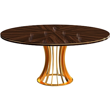 Modern Acapulco Dining Table 3D model image 1 