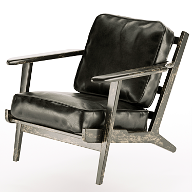 Brooks Lounge Chair: Modern Comfort and Style 3D model image 1 