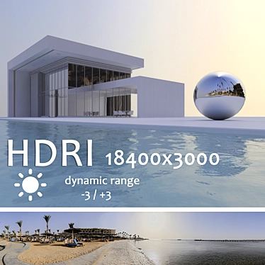 Egyptian Day HDRI 82: Stunning Lighting Effect 3D model image 1 