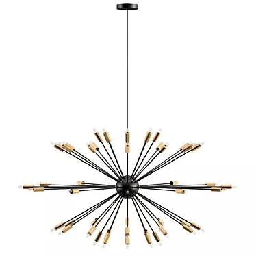 Marnell 36: Modern Sputnik Chandelier 3D model image 1 