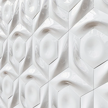 Decorative 3d tiles cort 2